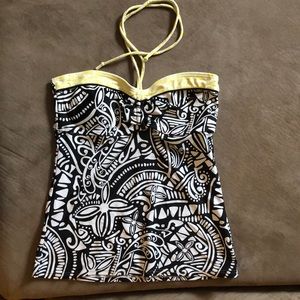 Hula Honey tankini top size M